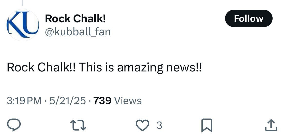 A Kansas fan is hype about Vaughn's hire